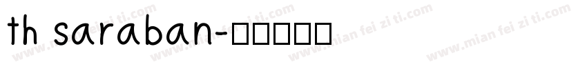 th saraban字体转换